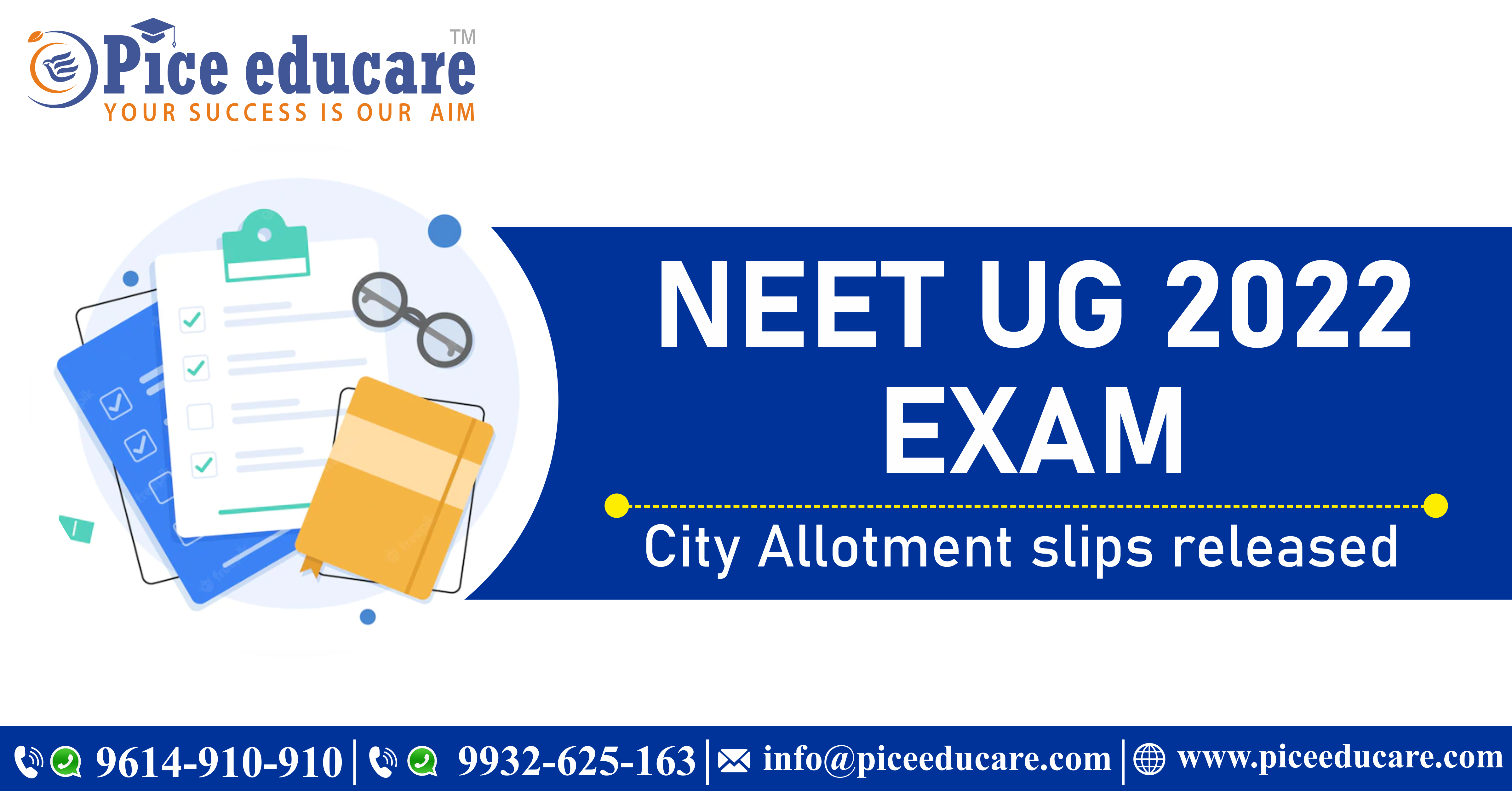 neet 2022 admit card related exam city allotment slips released