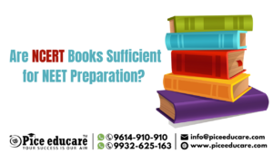 The image is about the importance of the NCERT books for NEET Preparation