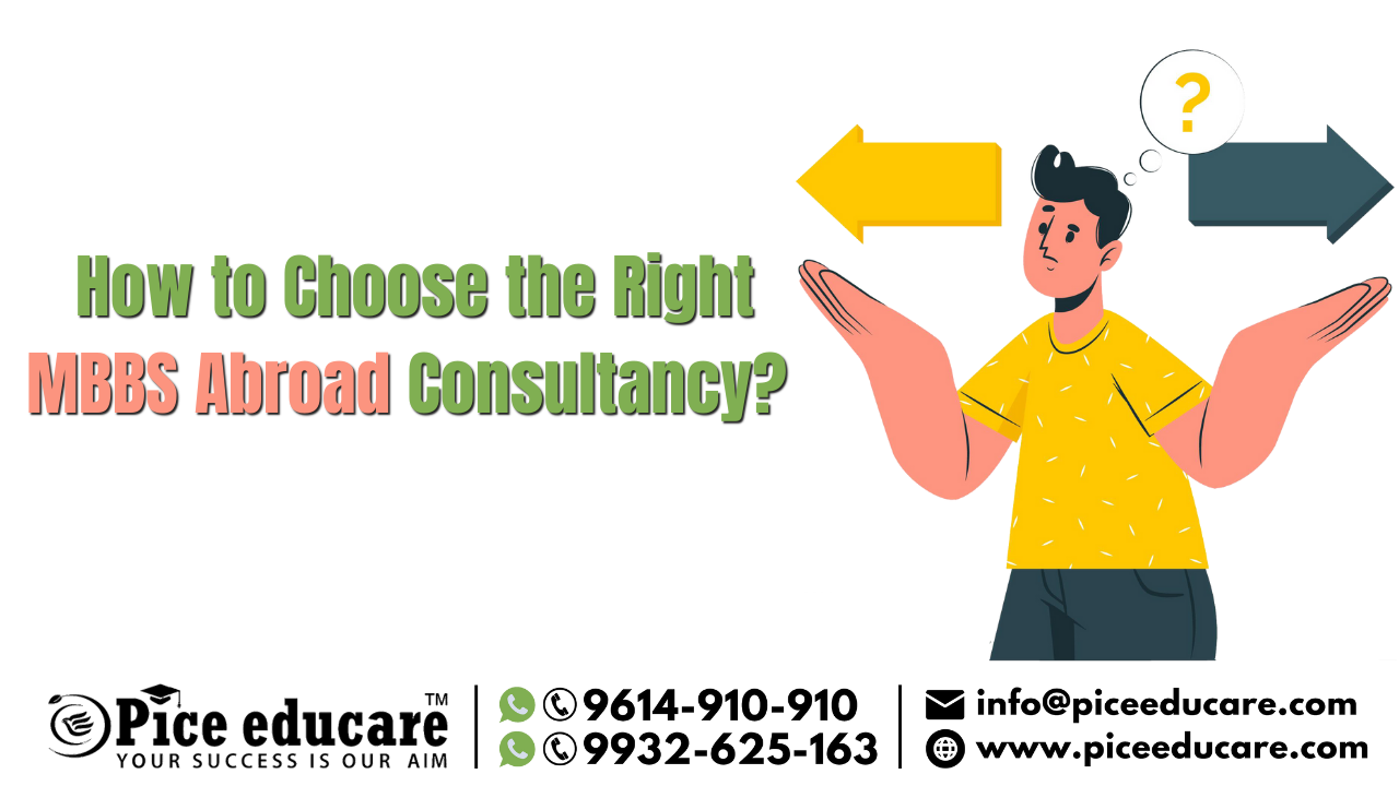 the image is about how to choose the right MBBS abroad consultancy in west bengal